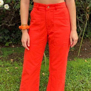 Big Bud Press Electric Orange Work Pants